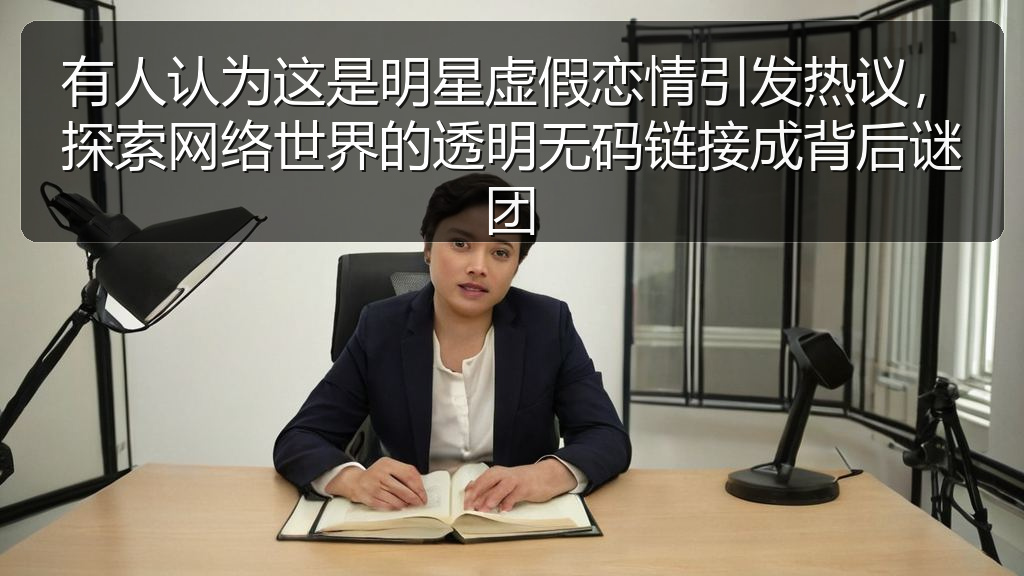有人认为这是明星虚假恋情引发热议，探索网络世界的透明无码链接成背后谜团